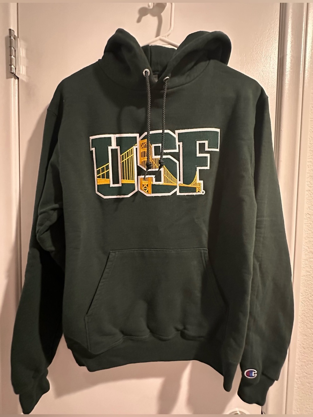 University of San Francisco Dark Green Hooded Sweatshirt